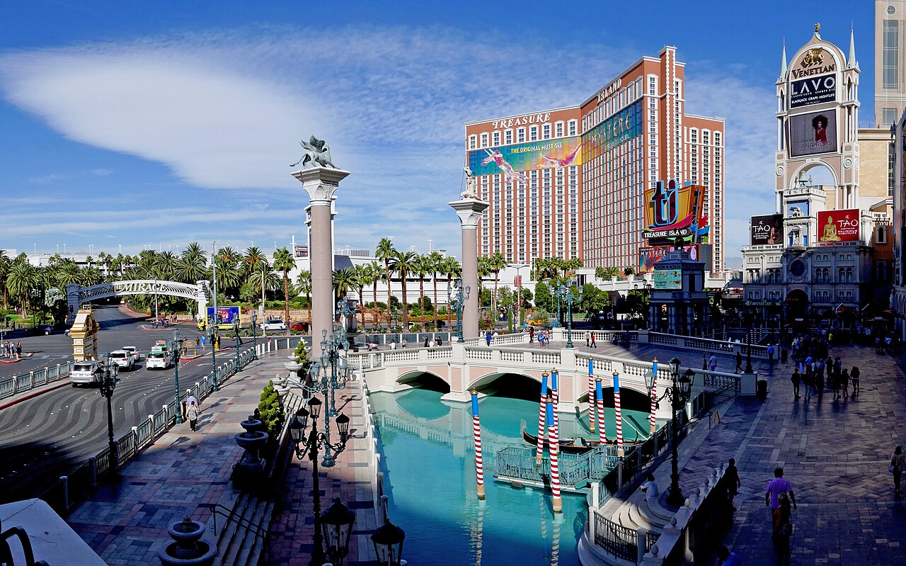 Kênh nước và kiến trúc Venice tại The Venetian, Las Vegas